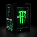 My Cooler Fridge black/green By Monster