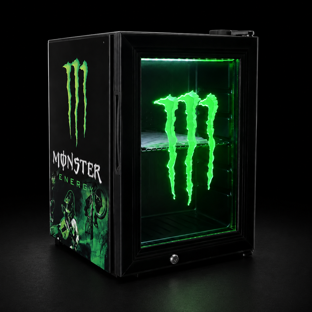 My Cooler Fridge black/green By Monster