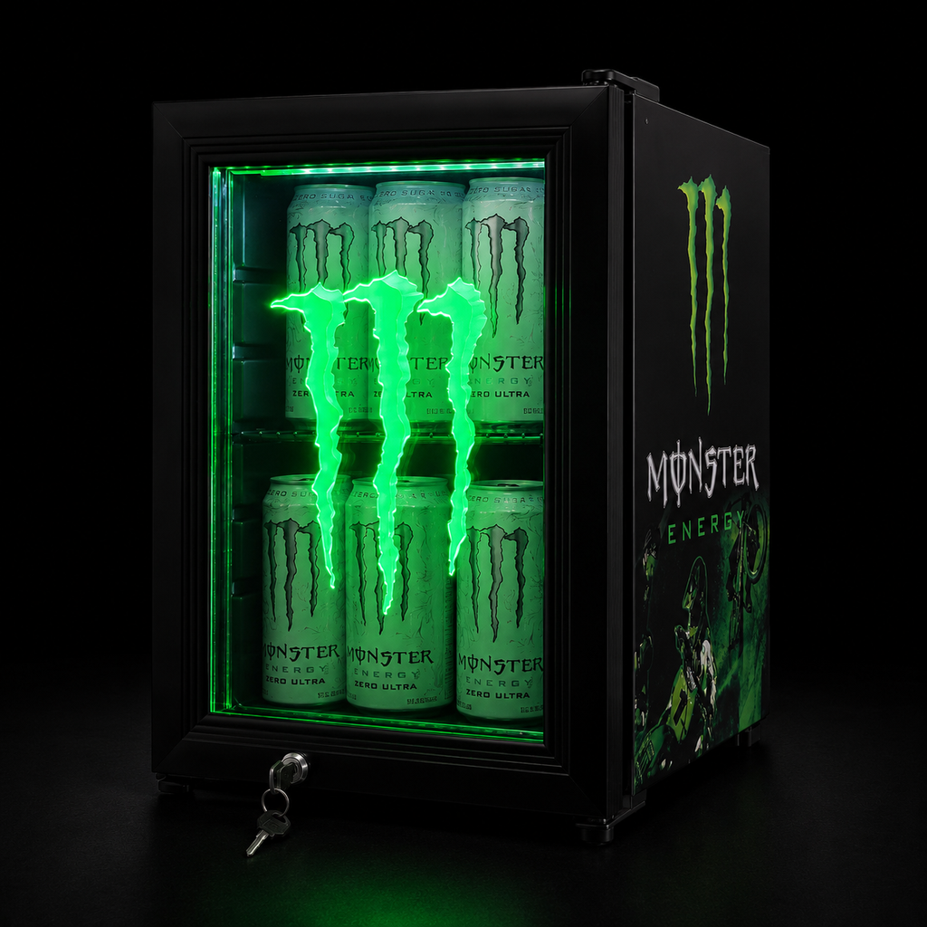 My Cooler Fridge black/green By Monster