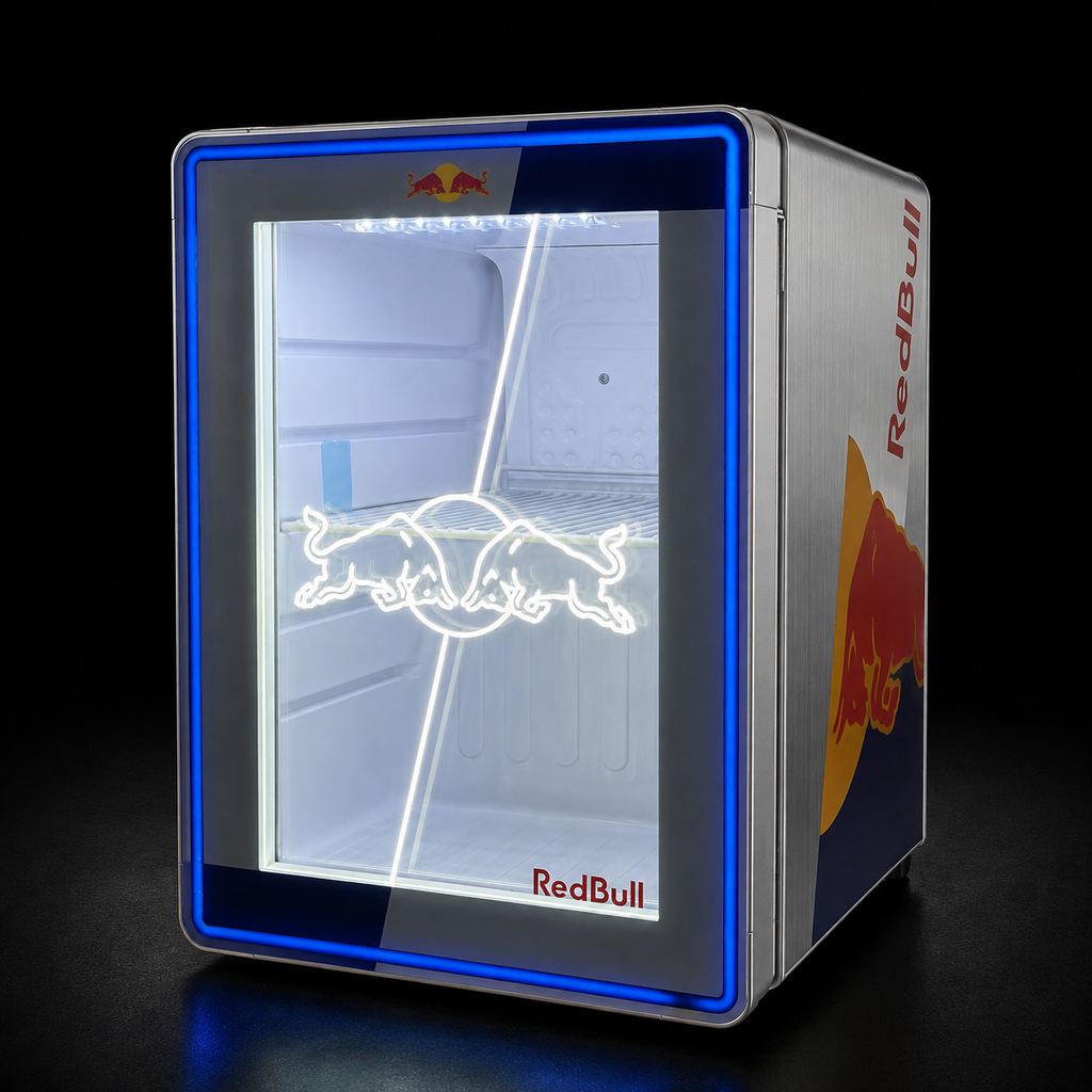 My Cooler Fridge grey/blue/red by Red Bull
