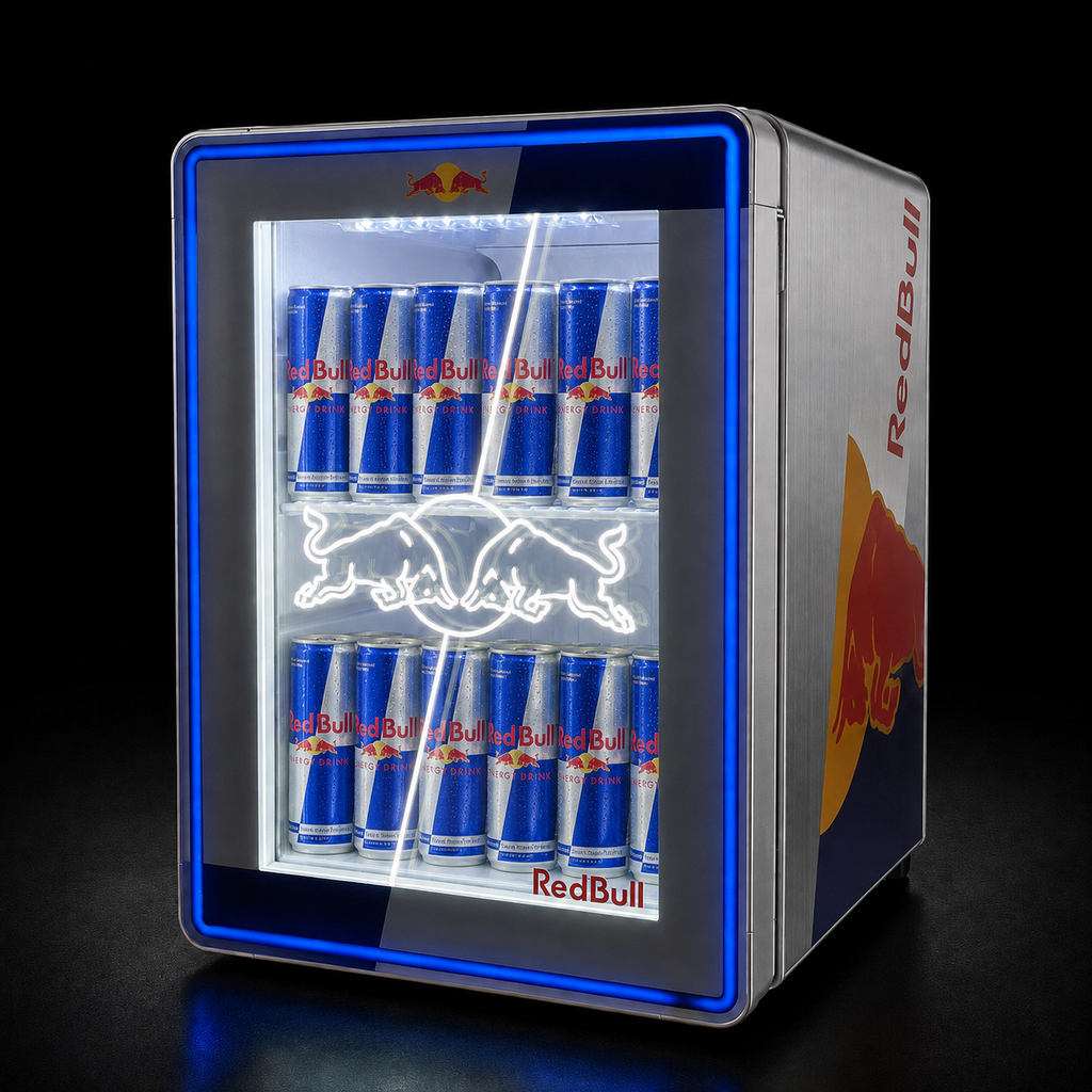 My Cooler Fridge grey/blue/red by Red Bull